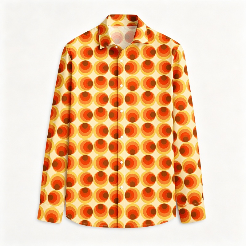 Men'S Fashion Designer - เสื้อเชิ้ตแฟชั่นผู้ชายปี 2026 เสื้อเชิ้ตพิมพ์ลายส่วนตัว แขนยาว เสื้อเชิ้ตลำลองสไตล์ธุรกิจ เทรนด์แฟชั่น