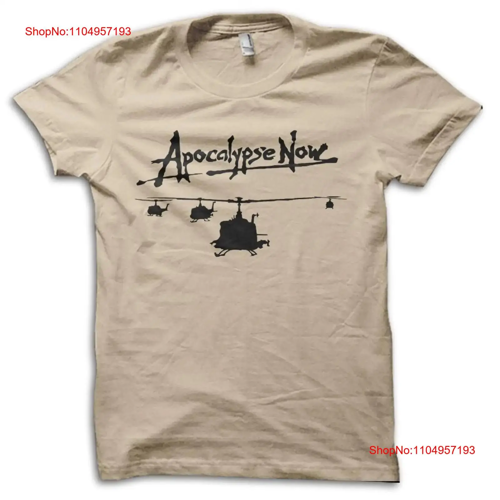 Men'S Fashion Now - Apocalypse ตอนนี้เวียดนามเฮลิคอปเตอร์ Chopper ภาพยนตร์อ้างอิง T เสื้อ