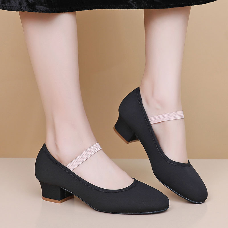 Mens Fashion Sandals - รองเท้าบัลเล่ต์สำหรับเต้นรำ รองเท้าสำหรับผู้หญิง รองเท้าเต้นรำ รองเท้าสำหรับยิมนาสติก รองเท้าครูสอนเต้นรำ รองเท้าเต้นรำส้นสูง