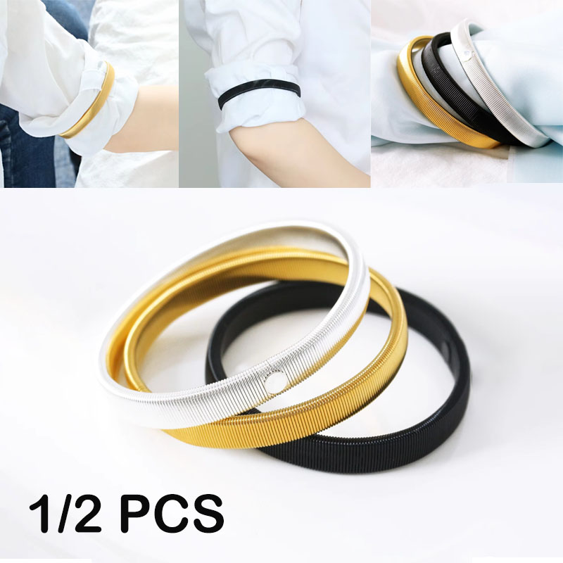 Men'S Fashion For Wedding - ที่รัดแขนเสื้อแบบยืดหยุ่น 1 ชิ้น สำหรับผู้หญิงและผู้ชาย แฟชั่น ที่รัดแขนปรับได้