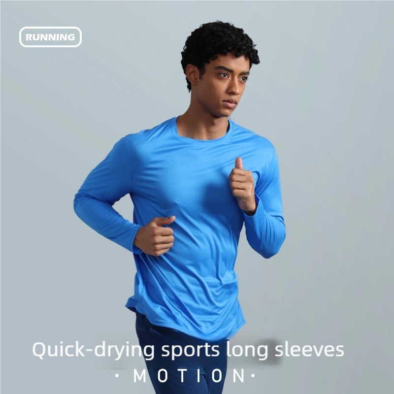 Men'S Fashion Over 50 - เสื้อยืดแขนยาวสำหรับผู้ชาย ป้องกันแสงแดด UPF 50+ แห้งเร็ว น้ำหนักเบา