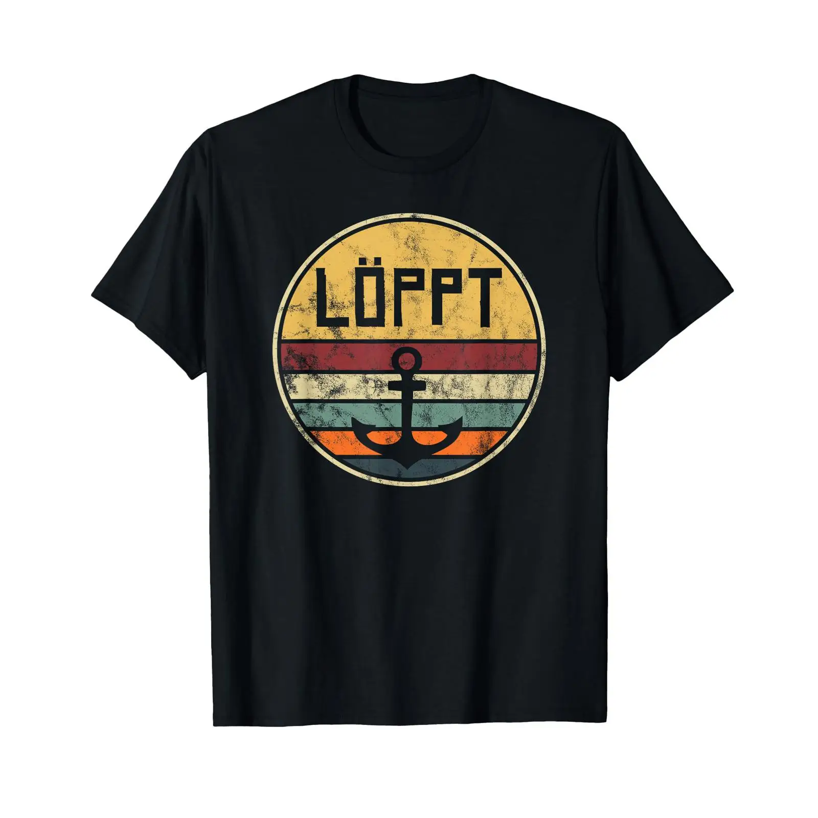 Men'S Fashion Outfit Ideas - เสื้อยืด Löppt Outfit Idea สไตล์วินเทจเรโทร ลวดลายเยอรมันเหนือ