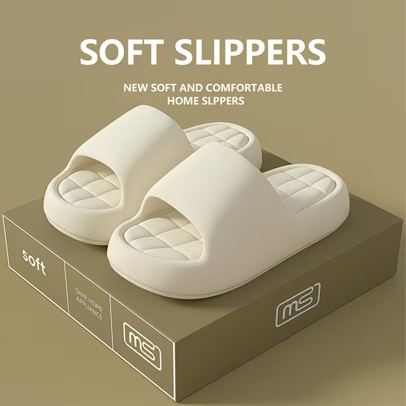Mens Fashion Sandals - รองเท้าแตะแฟชั่นผู้หญิง สำหรับใส่ในบ้าน พื้นหนานุ่ม กันลื่น ทนทานต่อการสึกหรอ รองเท้าสไลด์สำหรับห้องน้ำ