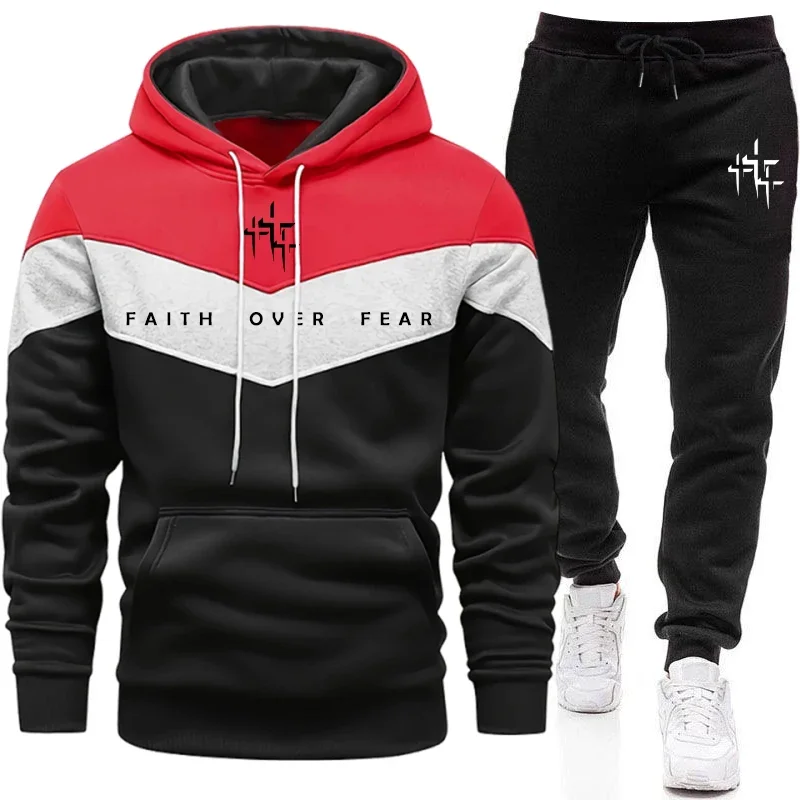 ชุดวอร์มผู้ชาย Faith Over Fear - Men'S Fashion Designer บทวิจารณ์และราคา