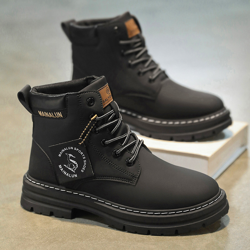 รองเท้าบูทหุ้มข้อผู้ชายแบบคลาส - Yellow Men'S Fashion บทวิจารณ์และราคา