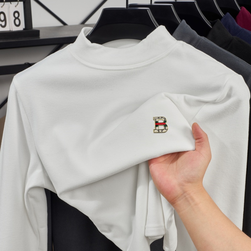 เสื้อฮู้ดดี้แขนยาวคอสูงครึ่งตั - Mens Fashion Trend บทวิจารณ์และราคา