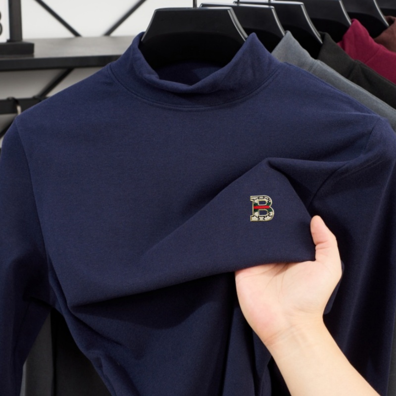 เสื้อฮู้ดดี้แขนยาวคอสูงครึ่งตั - Mens Fashion Trend บทวิจารณ์และราคา