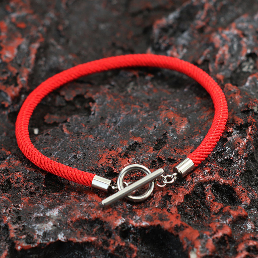 กำไลข้อมือแฟชั่นสีแดงนำโชคสำหร - Milan Men'S Fashion บทวิจารณ์และราคา
