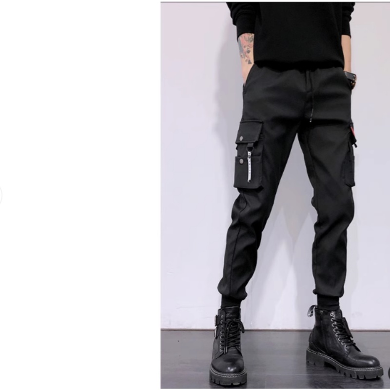 กางเกงคาร์โก้ผู้ชายสีพื้นทันสม - Men'S Fashion Pants 2025 บทวิจารณ์และราคา