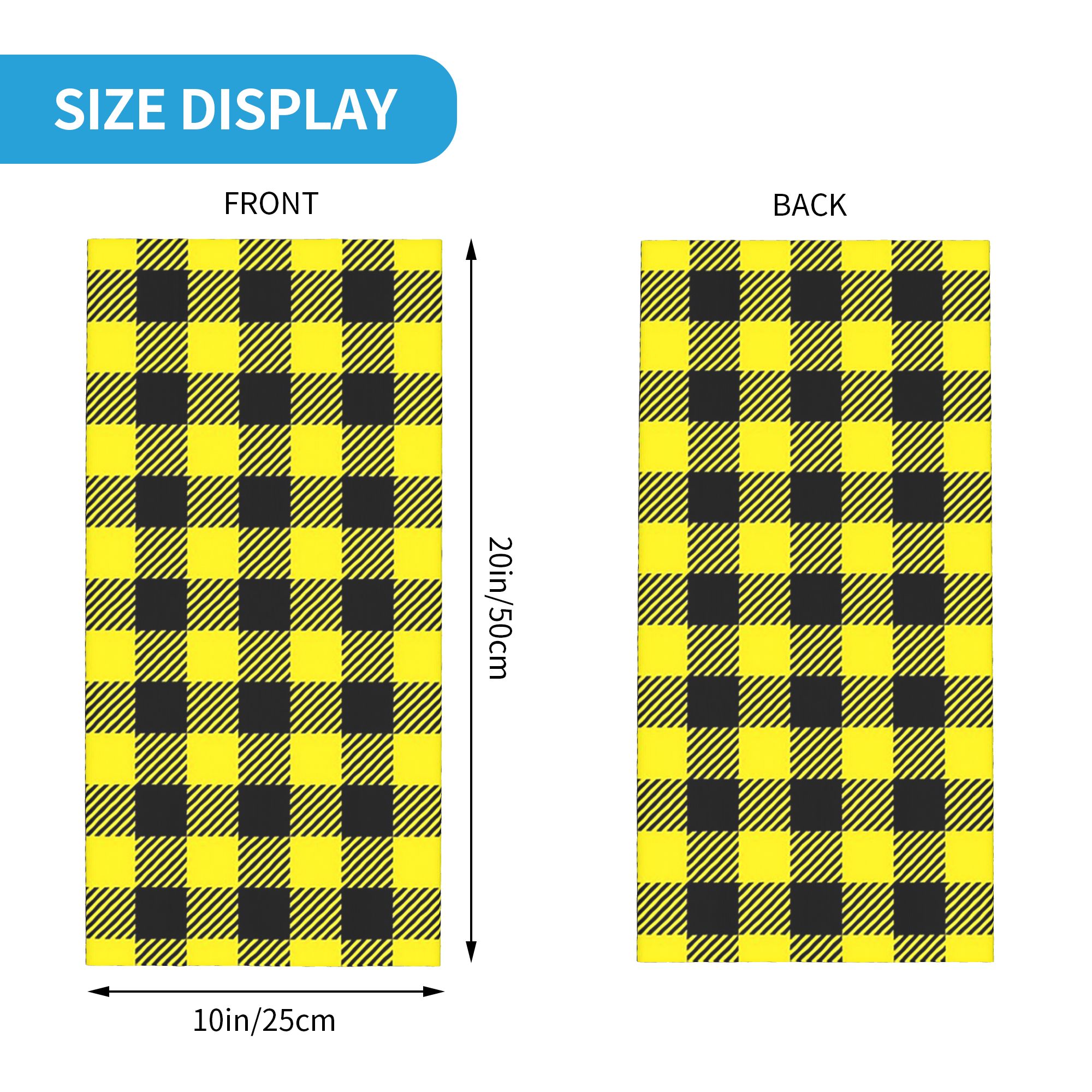 ผ้าพันคอแบบมัลติฟังก์ชั่น ลายต - Yellow Men'S Fashion บทวิจารณ์และราคา