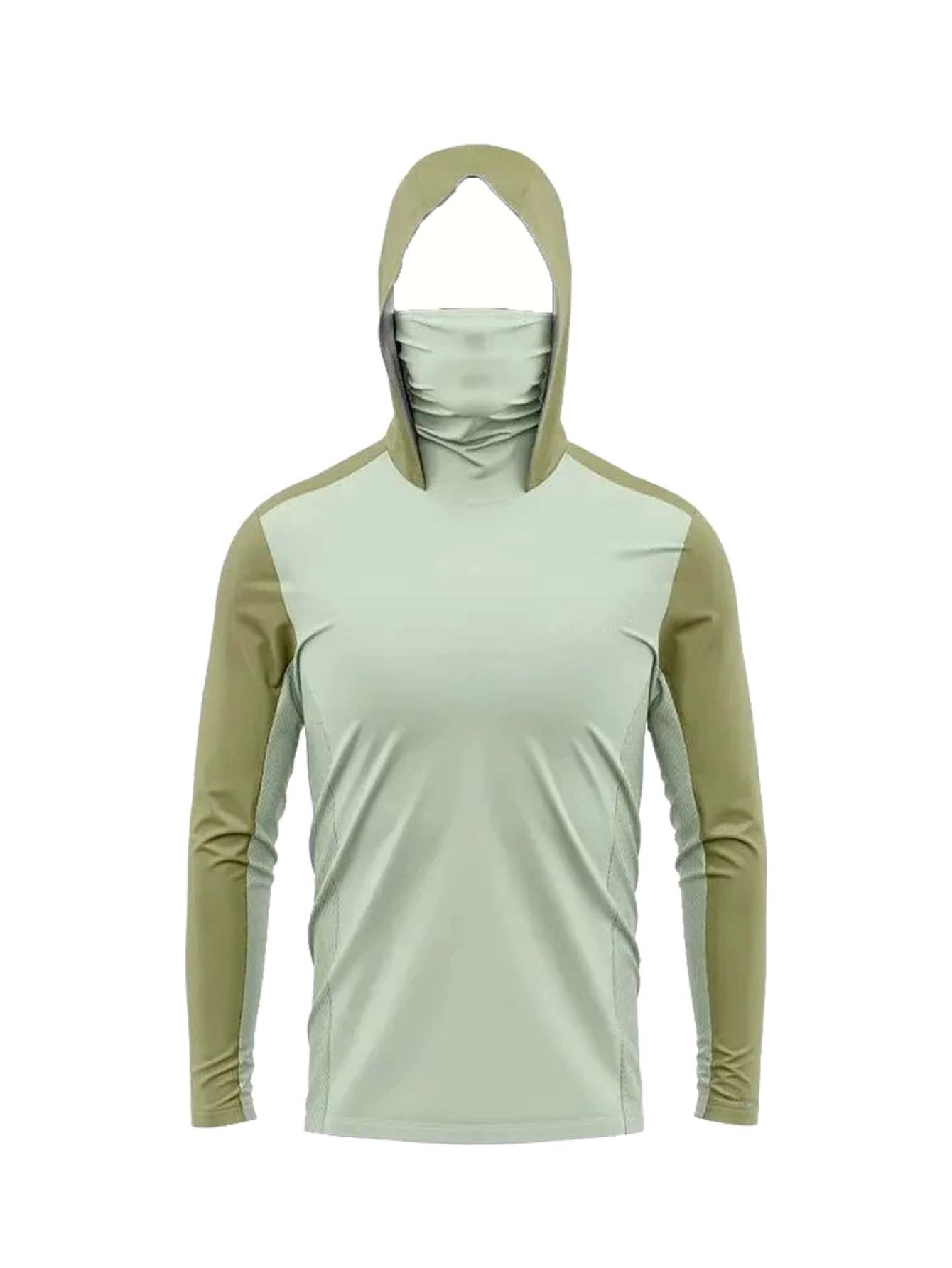 เสื้อยืดแขนยาวมีฮู้ดสำหรับนักต - Men Fashion Upper บทวิจารณ์และราคา