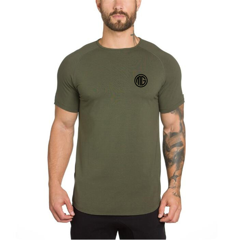 เสื้อยืดแขนสั้นผู้ชาย ผ้าฝ้าย  - Muscle Tee Workout บทวิจารณ์และราคา