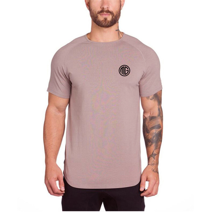 เสื้อยืดแขนสั้นผู้ชาย ผ้าฝ้าย  - Muscle Tee Workout บทวิจารณ์และราคา