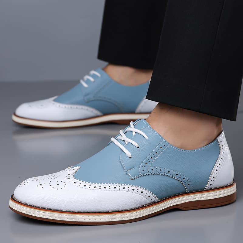 รองเท้าออกซ์ฟอร์ดแบบผูกเชือกสี - Suede Loafers Men บทวิจารณ์และราคา