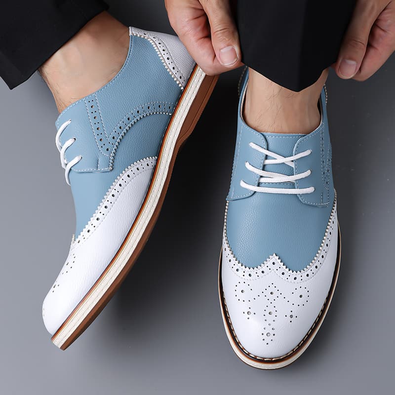 รองเท้าออกซ์ฟอร์ดแบบผูกเชือกสี - Suede Loafers Men บทวิจารณ์และราคา