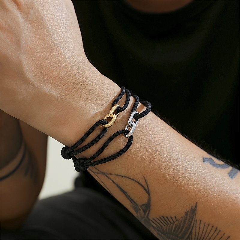สร้อยข้อมือเชือกมิลานแบบมินิมอ - Milan Men'S Fashion บทวิจารณ์และราคา