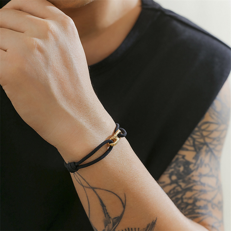 สร้อยข้อมือเชือกมิลานแบบมินิมอ - Milan Men'S Fashion บทวิจารณ์และราคา