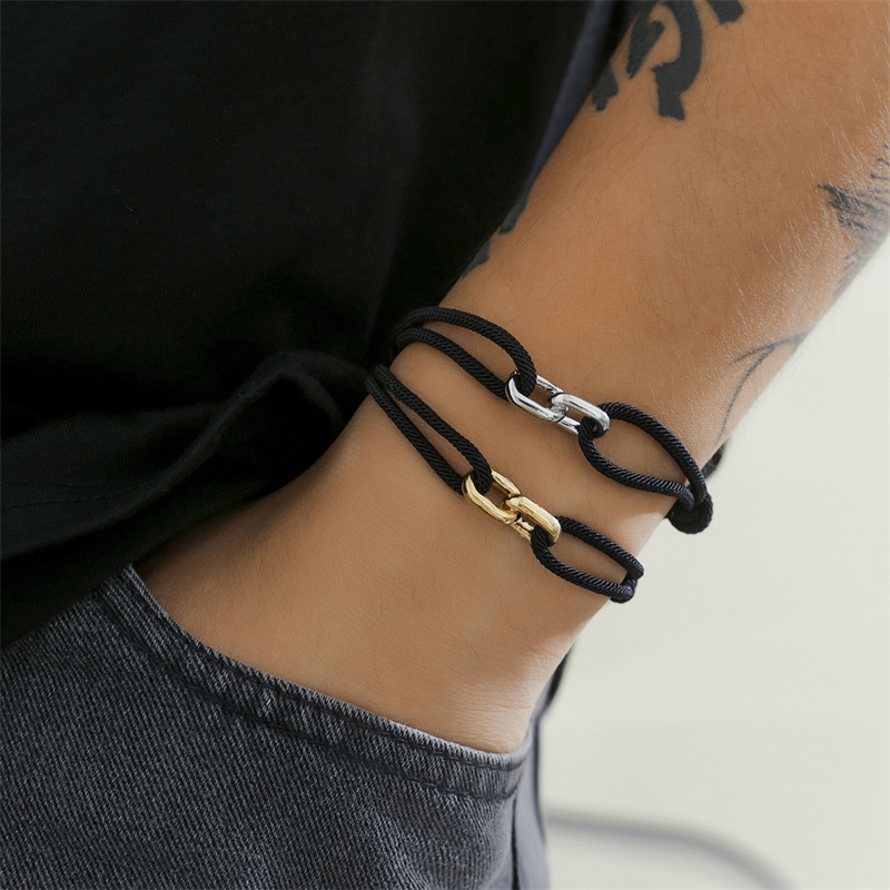 สร้อยข้อมือเชือกมิลานแบบมินิมอ - Milan Men'S Fashion บทวิจารณ์และราคา