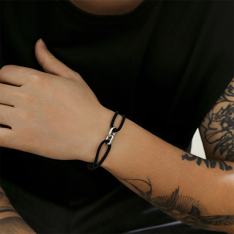 สร้อยข้อมือเชือกมิลานแบบมินิมอ - Milan Men'S Fashion บทวิจารณ์และราคา