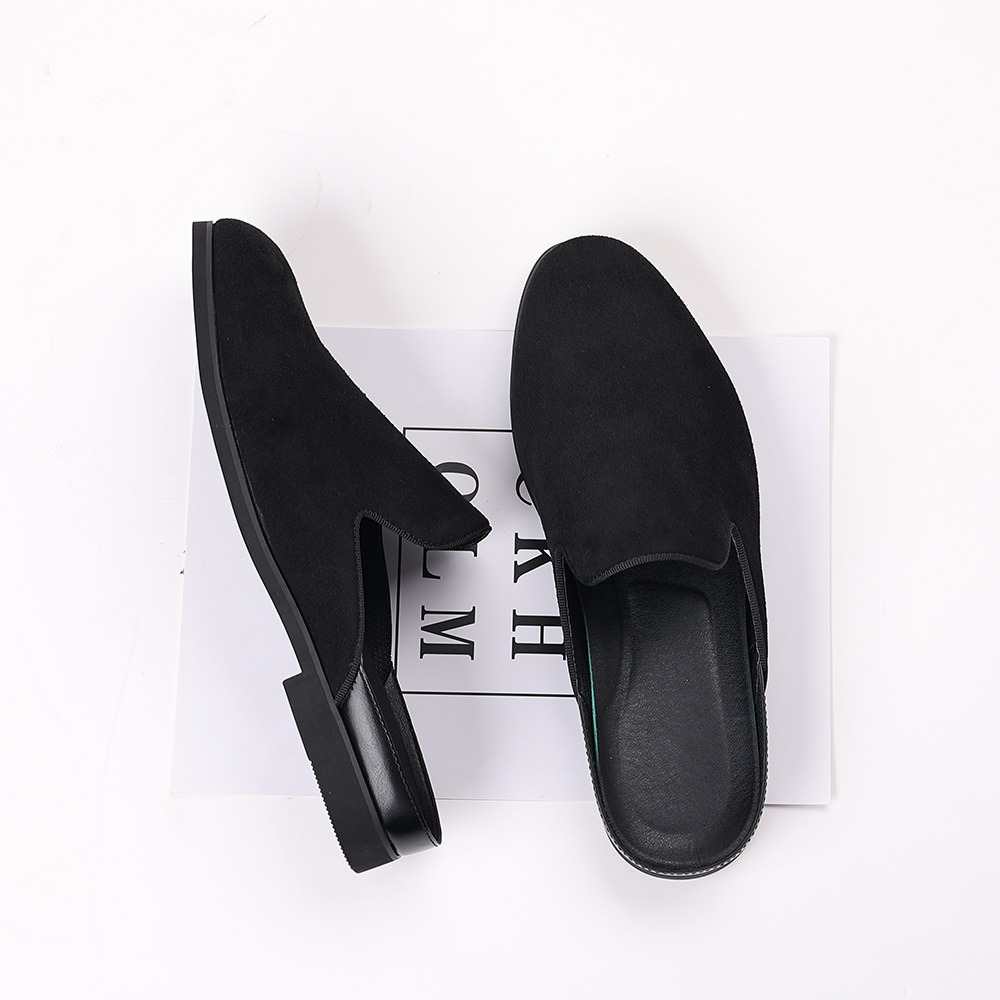 รองเท้าแตะหนังกลับสำหรับผู้ชาย - Suede Loafers Men บทวิจารณ์และราคา