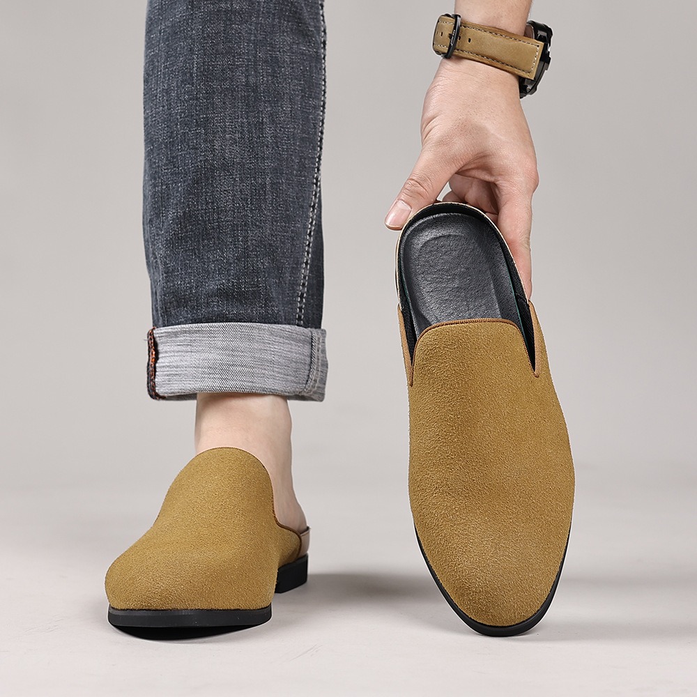 รองเท้าแตะหนังกลับสำหรับผู้ชาย - Suede Loafers Men บทวิจารณ์และราคา