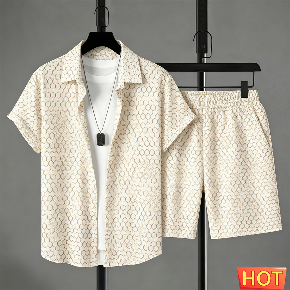 ชุดฤดูร้อน ชุดเสื้อเชิ้ตผู้ชาย - Men'S Fashion Designer บทวิจารณ์และราคา