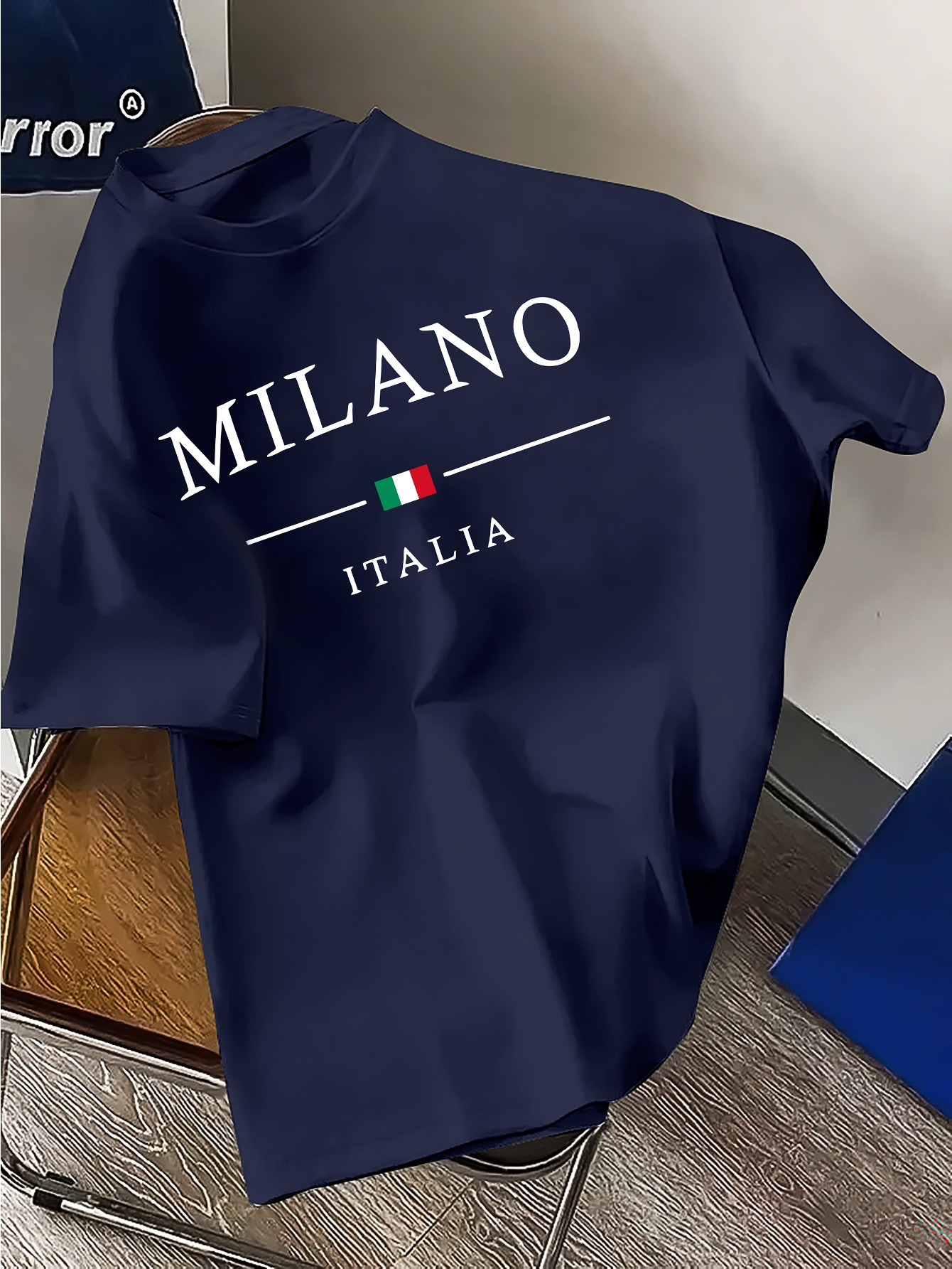 เสื้อยืดแขนสั้นคอกลมลำลองฤดูร้ - Milan Men'S Fashion บทวิจารณ์และราคา