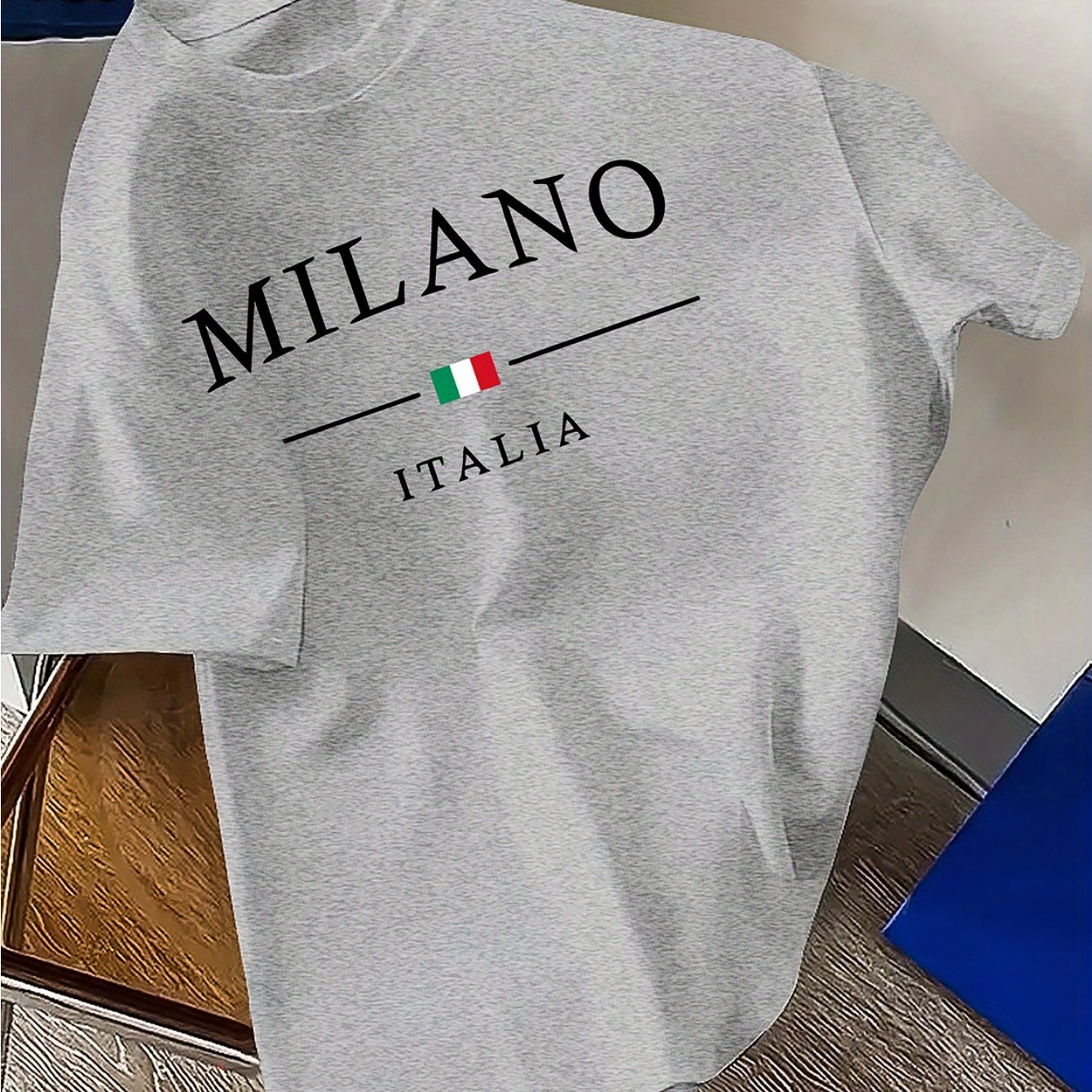 เสื้อยืดแขนสั้นคอกลมลำลองฤดูร้ - Milan Men'S Fashion บทวิจารณ์และราคา