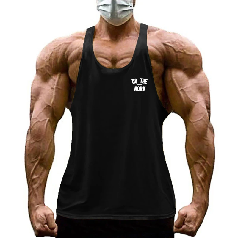 ผู้ชายผ้าฝ้ายแขนกุดTeesยิมเพาะ - Muscle Tee Workout บทวิจารณ์และราคา