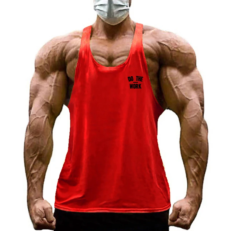 ผู้ชายผ้าฝ้ายแขนกุดTeesยิมเพาะ - Muscle Tee Workout บทวิจารณ์และราคา
