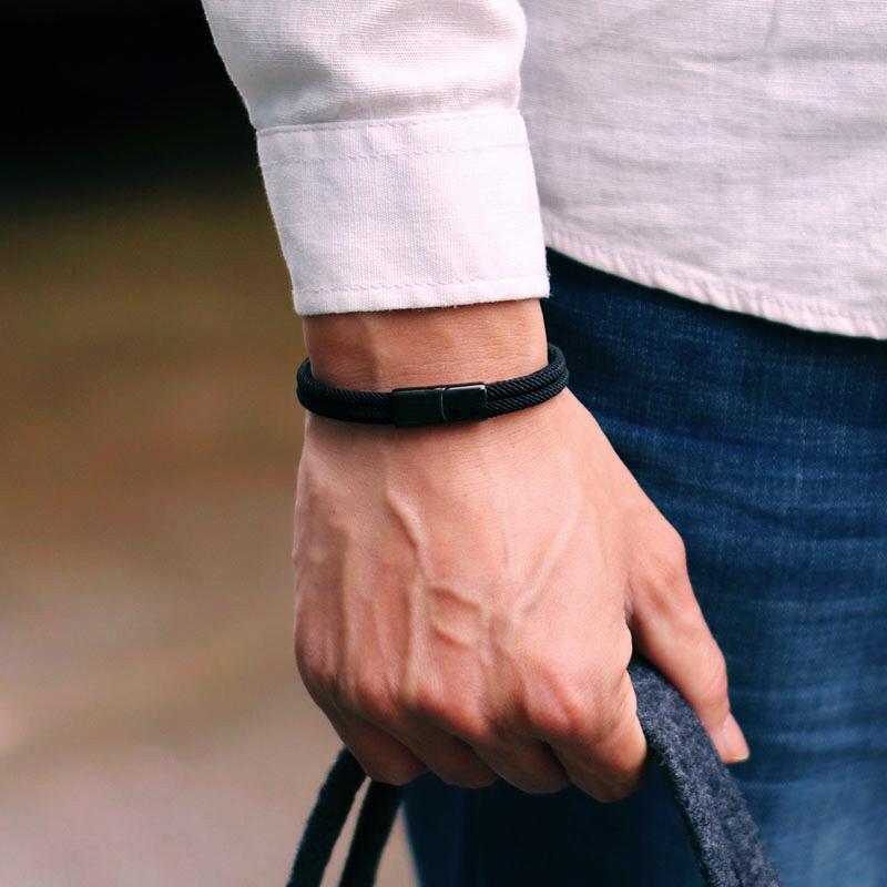 Noter ใหม่สร้อยข้อมือ Bilayer  - Milan Men'S Fashion บทวิจารณ์และราคา