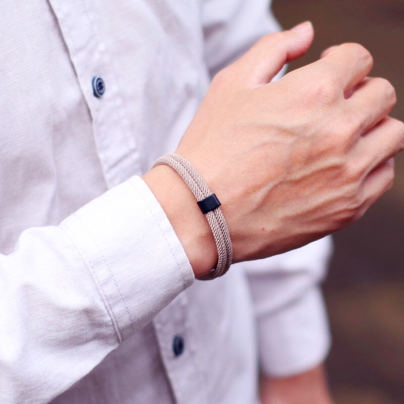 Noter ใหม่สร้อยข้อมือ Bilayer  - Milan Men'S Fashion บทวิจารณ์และราคา