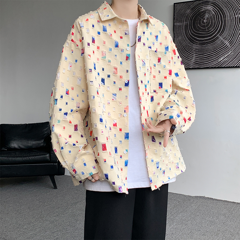 เสื้อเชิ๊ตผ้าฝ้ายฉลุลายสำหรับผ - Men'S Fashion Over 50 บทวิจารณ์และราคา