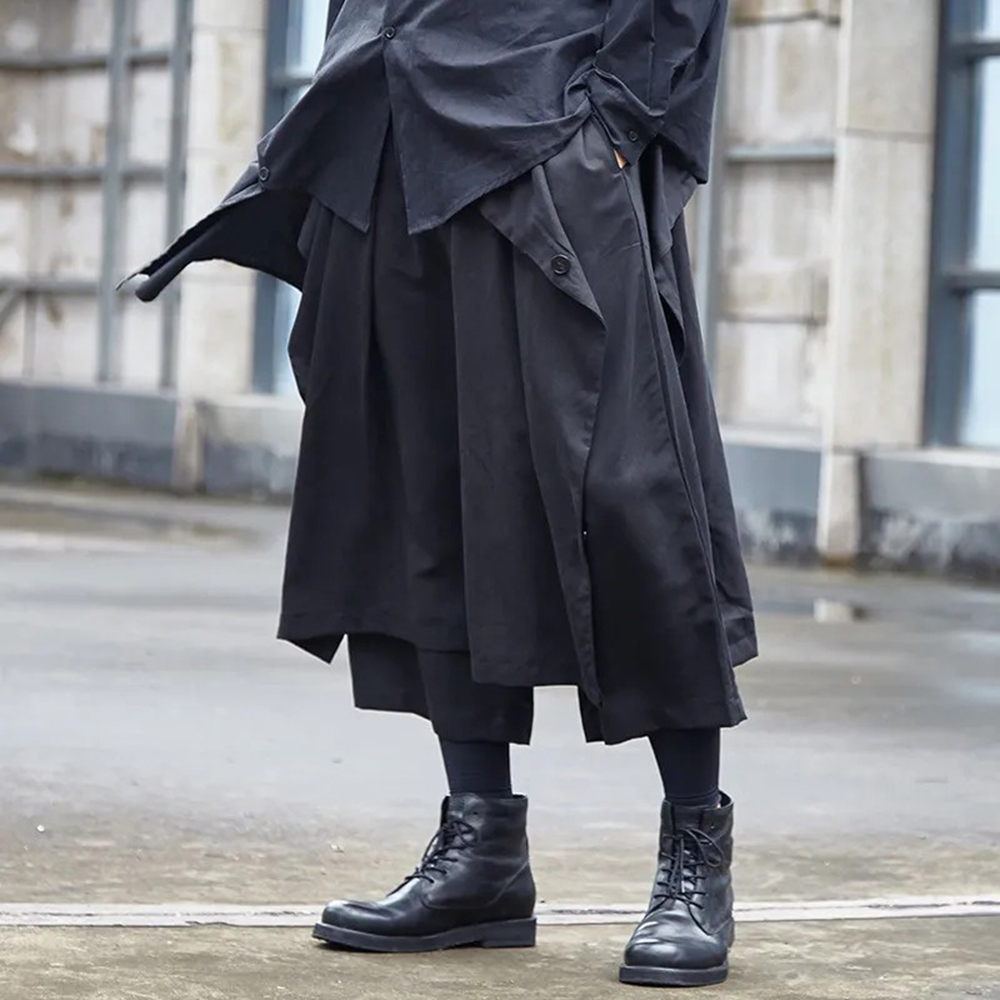 กางเกงโกธิคดาร์ก Y2k ทรงไม่สมม - Mens Fashion Trends 2026 บทวิจารณ์และราคา