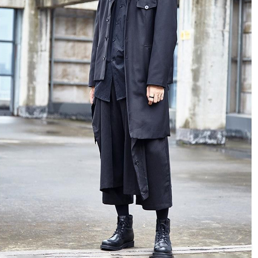 กางเกงโกธิคดาร์ก Y2k ทรงไม่สมม - Mens Fashion Trends 2026 บทวิจารณ์และราคา