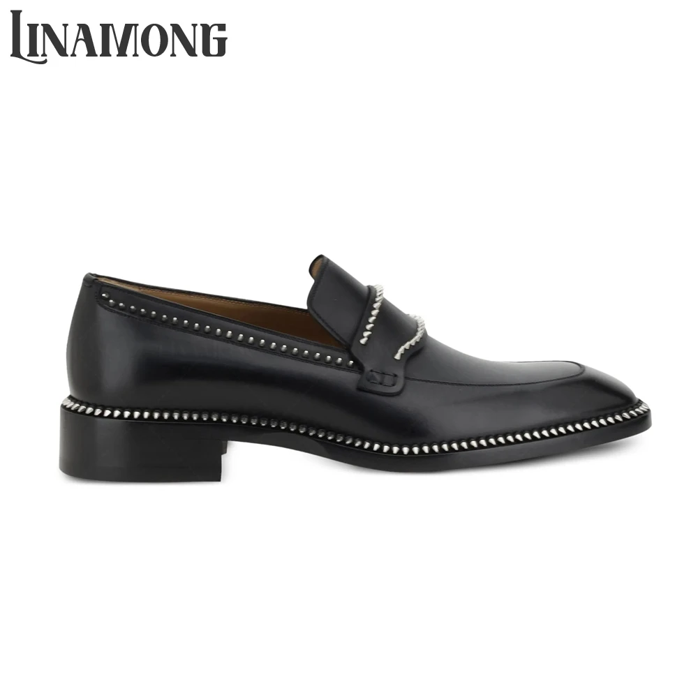รองเท้าโลฟเฟอร์สีดำทรงอัลมอนด์ - Suede Loafers Men บทวิจารณ์และราคา