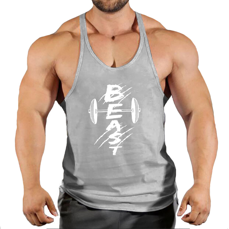 ฤดูร้อนฟิตเนส Tank Top Men เพา - Muscle Tee Workout บทวิจารณ์และราคา