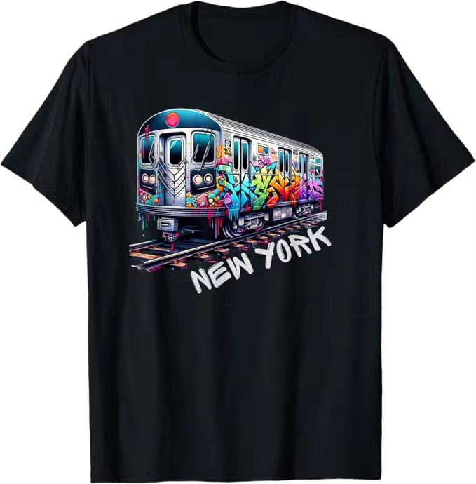 เสื้อยืดลายกราฟฟิตี้รถไฟนิวยอร - Men'S Fashion Nyc บทวิจารณ์และราคา