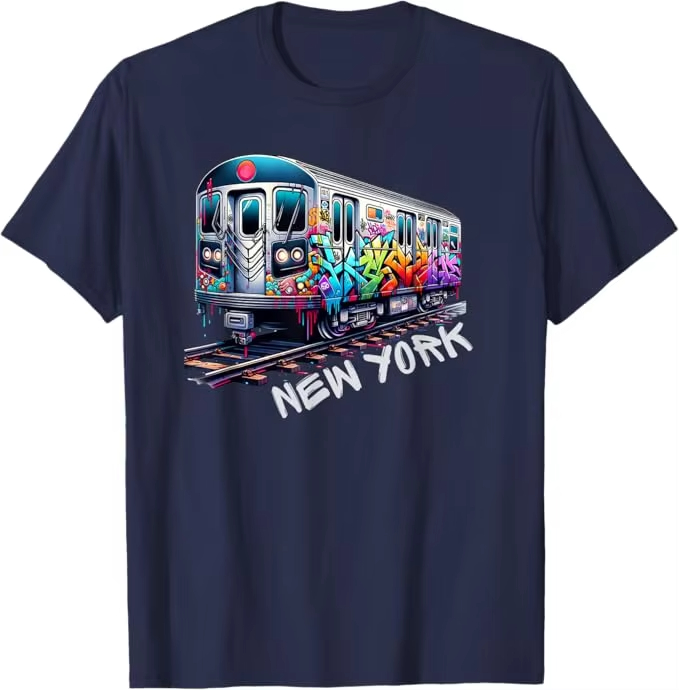 เสื้อยืดลายกราฟฟิตี้รถไฟนิวยอร - Men'S Fashion Nyc บทวิจารณ์และราคา