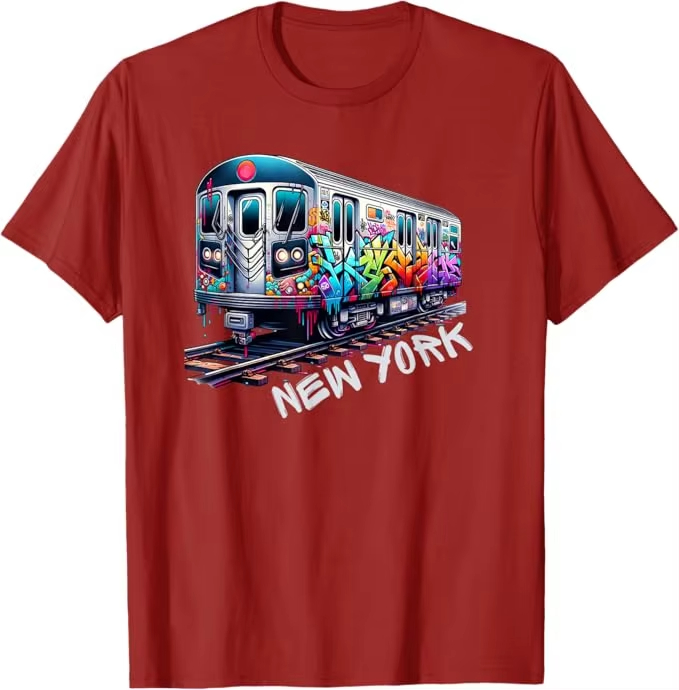เสื้อยืดลายกราฟฟิตี้รถไฟนิวยอร - Men'S Fashion Nyc บทวิจารณ์และราคา