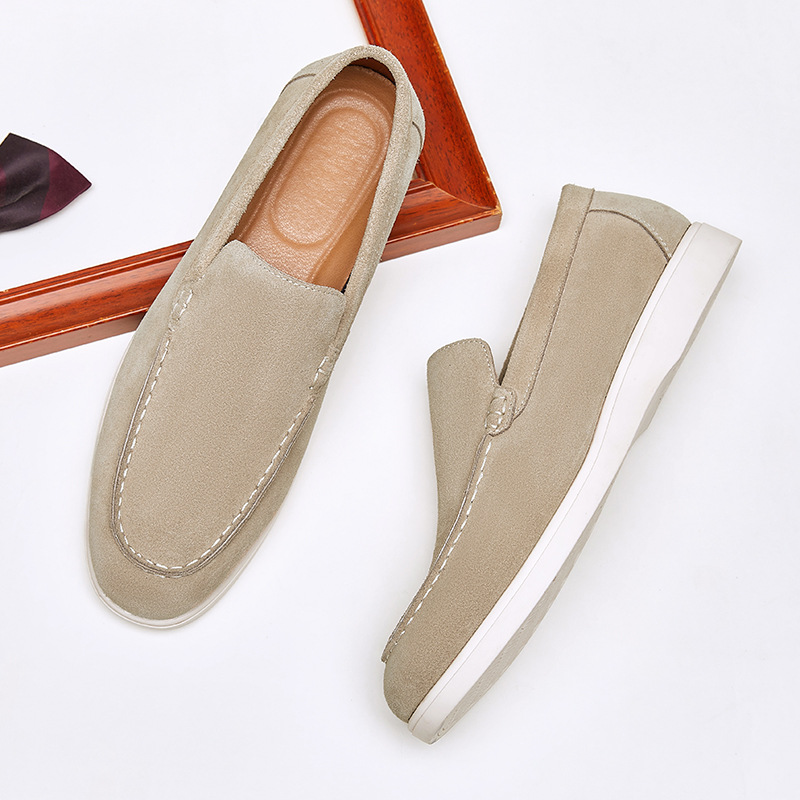 Casual Men's ของแท้หนังผู้ชาย  - Suede Loafers Men บทวิจารณ์และราคา