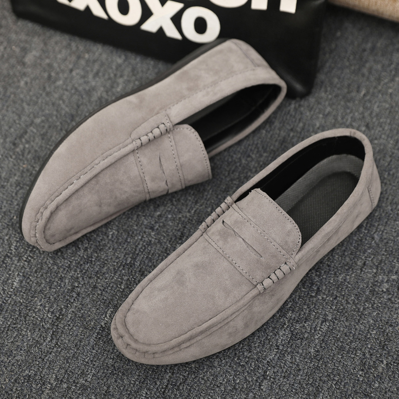 รองเท้าโลฟเฟอร์ผู้ชายน้ําหนักเ - Suede Loafers Men บทวิจารณ์และราคา